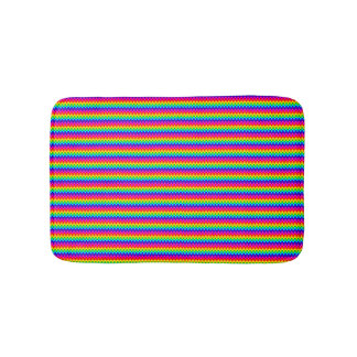 Tapis De Bain Carrés arc-en-ciel