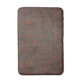 Tapis De Bain Carrés métalliques rouillés (Devant (Vertical))