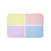 Tapis De Bain Carrés Pastel Spring (Devant)