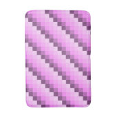 Tapis De Bain Carrés rose et violet (Devant (Vertical))
