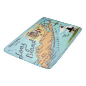 Tapis De Bain Carte ancienne de Long Island (Angle)