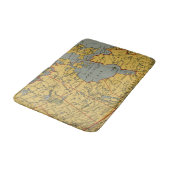 Tapis De Bain Carte antique du Canada (Angle)