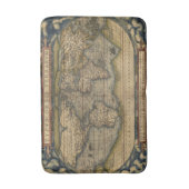 Tapis De Bain Carte antique du monde (Devant (Vertical))