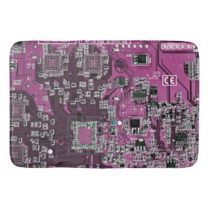Tapis De Bain Carte circuit imprimé circuit imprimé circuit viol