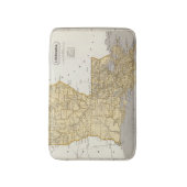 Tapis De Bain Carte d'atlas de la Louisiane (Devant (Vertical))