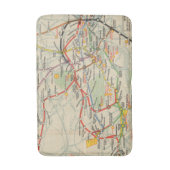 Tapis De Bain Carte de chemins de fer au fond de Londres (Devant (Vertical))