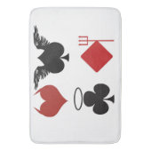 TAPIS DE BAIN CARTE DE DIABLE ANGEL (devant Vertical)