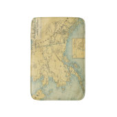 Tapis De Bain Carte de l'Alaska (Devant (Vertical))