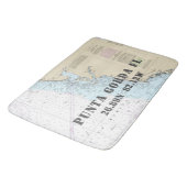 Tapis De Bain Carte de latitude de longitude FL de Punta Gorda N (Angle)