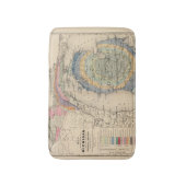 Tapis De Bain Carte de l'état du Michigan (Devant (Vertical))