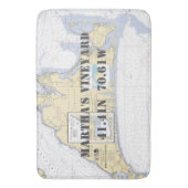 Tapis De Bain Carte des vignobles de Martha nautique (devant Vertical)