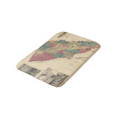 Tapis De Bain Carte du comté de Sonoma la Californie (Angle)