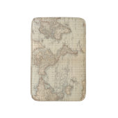 Tapis De Bain Carte du monde 2 2 (Devant (Vertical))