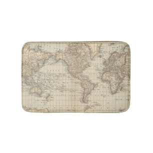 Tapis De Bain Carte du monde 2 2