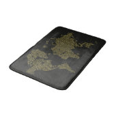 Tapis De Bain Carte du monde numérique (Angle)