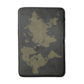 Tapis De Bain Carte du monde numérique (Devant (Vertical))