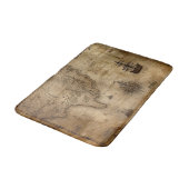 Tapis De Bain Carte du trésor nautique (Angle)