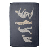 Tapis De Bain Carte Surf Surfing Evolution (devant Vertical)