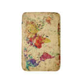 Tapis De Bain Carte vintage du monde (Devant (Vertical))
