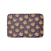 Tapis De Bain Cartographie de l'ours en peluche mignonne Enceint (Devant)
