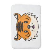 Tapis De Bain Carton doux et souriant tigre (Devant (Vertical))
