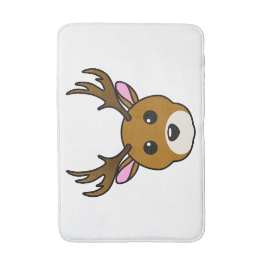 Tapis De Bain Cartoon Deer (Devant (Vertical))