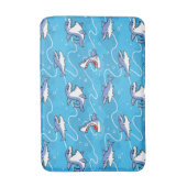 Tapis De Bain Cartoon Great White Sharks (Devant (Vertical))