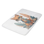 Tapis De Bain Casque audio renard bébé drôle (Angle)