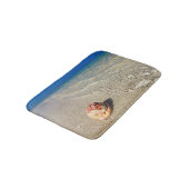 Tapis De Bain Casque Shell dans Lagoon| tropical Cassis Rufa (Angle)