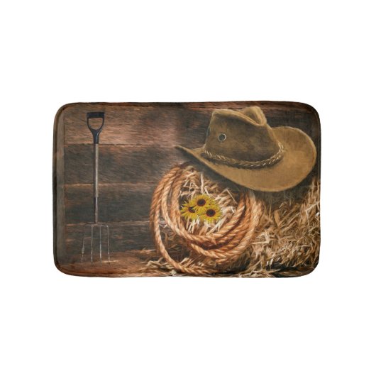 Tapis De Bain Casquette Cowboy (Devant)