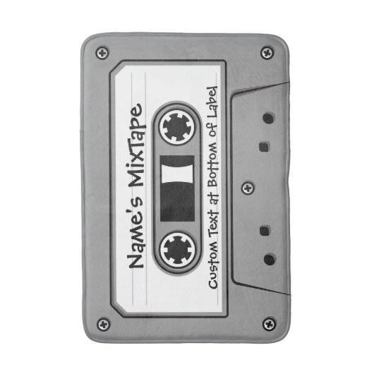 Tapis De Bain Cassette audio Grey (Devant (Vertical))