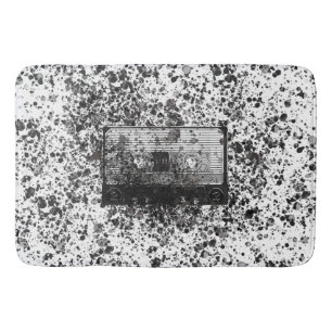 Tapis De Bain Cassette audio rétro