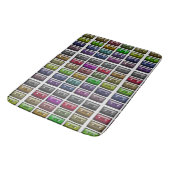 TAPIS DE BAIN CASSETTE TAPES RETRO MUSIQUE AMOUR (Angle)