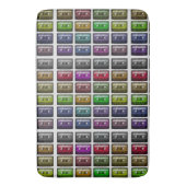 TAPIS DE BAIN CASSETTE TAPES RETRO MUSIQUE AMOUR (devant Vertical)