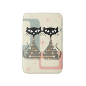 Tapis De Bain Cat du milieu du siècle moderne (Devant (Vertical))