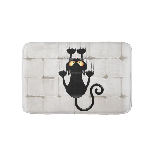 Tapis De Bain Cat Falling down fun dessin personnage (Devant)