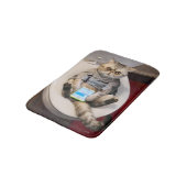 Tapis De Bain Cat on Toilet (Angle)