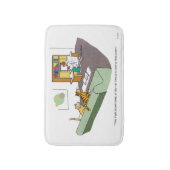 Tapis De Bain Cat Talk (Devant (Vertical))