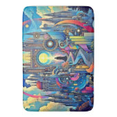 Tapis De Bain Cathédrale Céleste, paysage (devant Vertical)