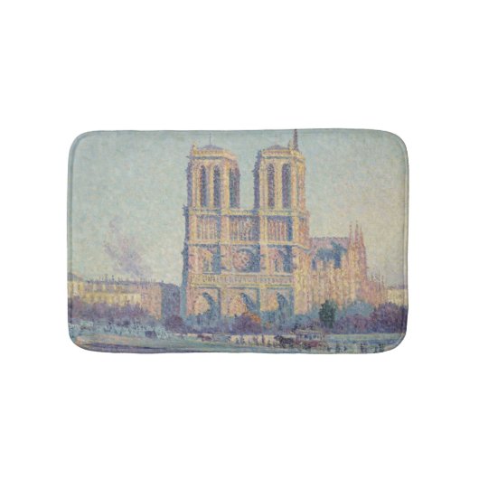 Tapis De Bain Cathédrale Notre-Dame Paris France Peinture classi (Devant)