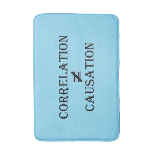 Tapis De Bain Causalité de corrélation pas (Devant (Vertical))