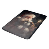 Tapis De Bain Cavalier King avec le Père Noël Festif Noël (Angle)