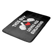 Tapis De Bain Ce type aime sa copine (Angle)