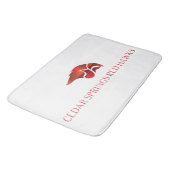 Tapis De Bain Cedar Springs Red Hawks #7 (Angle)