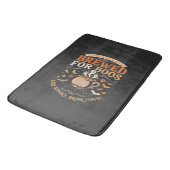 Tapis De Bain Célébration de fantômes de café d'Halloween (Angle)