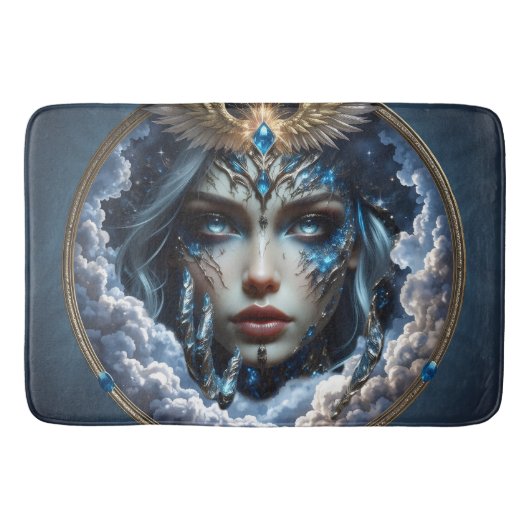 Tapis De Bain Célestia – Gardienne du Ciel Infini. (Devant)