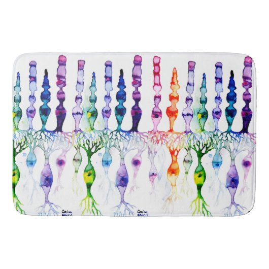 Tapis De Bain Cellules cônes cellules tiges et neurone bipolaire (Devant)
