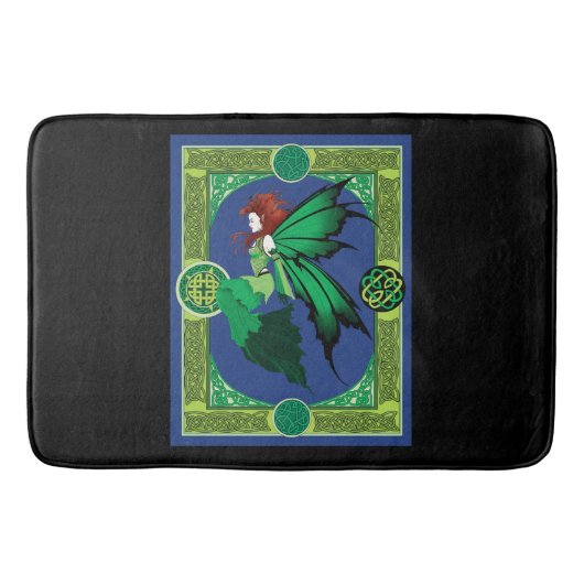 Tapis De Bain Celtic Knot Work Green Fairy (Devant)