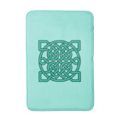 Tapis De Bain Céltic Sailor's Knot, Turquoise, Aqua et Turquoise (Devant (Vertical))