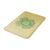 Tapis de bain celtique de shamrock (Angle)